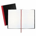 Mead Products BlacknRed, CASEBOUND NOTEBOOKS, WIDE/LEGAL RULE, BLACK COVER, 8.25 X 5.68, 96 SHEETS E66857